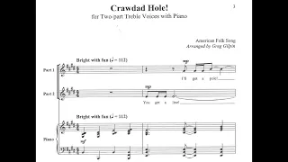 Crawdad Hole! - Soprano of 2 pt