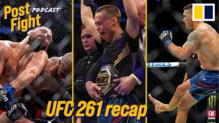 UFC 261 recap: Usman knocks out Masvidal, Rose KOs Zhang, Weidman snaps leg | Post Fight Podcast