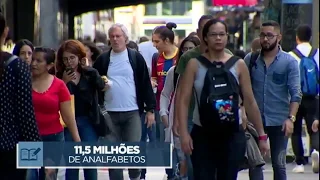 Pesquisa aponta que existem 11 milhões de analfabetos no Brasil