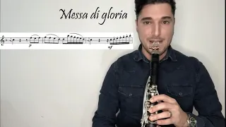 Rossini, Messa di Gloria, Clarinet Excerpt, Simone Nicoletta Clarinet