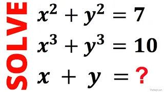 Solve this Challenging System of Equations | Step-by-Step Explanation