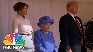 President Donald Trump And First Lady Take Tea With The Queen | NBC News
