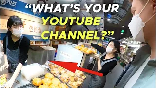 Koreans React to Polyglot Joking in Fluent Korean at a Korean Market in Seoul