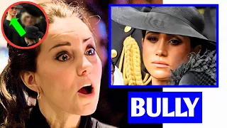 SHE'S A BULLY! Catherine Leaks TERRIFYING VIDEO Of Meghan SLAPPING Charlotte During Queen's Funeral