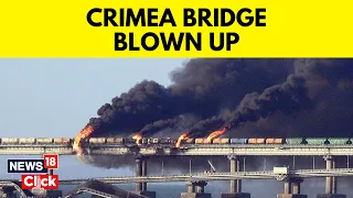 Major Bridge To Crimea 'Hit By UK-Supplied Storm Shadow Missiles' In Hammer Blow For Putin | News18