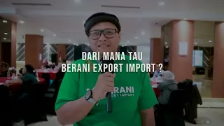 Testimoni Member Berani Export Import | Pak Julianda Kalimantan