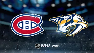 Forsberg, Rinne power Preds past Habs for 3-2 SO win