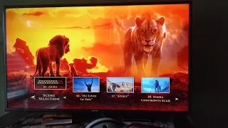 Disney's The Lion King Blu Ray Walkthrough 2019