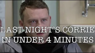 Last Night's Corrie in Under Four Minutes - 5 April 2023