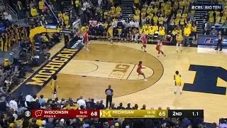 Wisconsin vs Michigan Exciting Ending | 2023 College Basketball