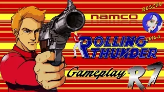 Rolling Thunder Arcade Gameplay [HD 60FPS]