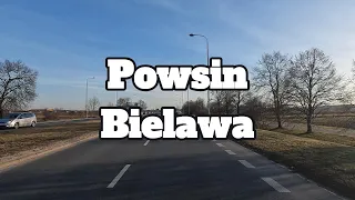 Powsin & Bielawa 4K driving | Warsaw Suburbs