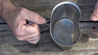 Canteen Cup, Quick Tip