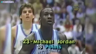 Young Michael Jordan vs Spud Webb College Duel Full Highlights Feb 18, 1984