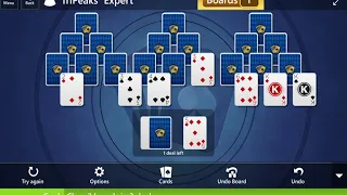 Microsoft Solitaire Collection: TriPeaks - Expert - August 27, 2020