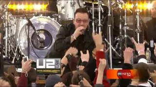 U2 - Get On Your Boots Live Fordham University [HD - High Quality] Good Morning America