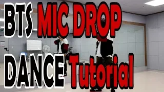 [Dance Tutorial] BTS - MIC DROP (Count + Mirrored) 안무배우기