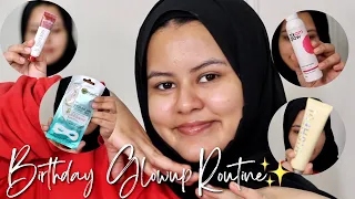 25th Birthday GLOW UP Routine *at home* ✨
