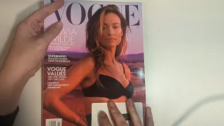 ASMR - Vogue Magazine Flip Through - Page Turn Through January 2022 Edition