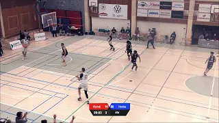 M1DA 2.välierä: Kipinä vs Honka 8.4.2024, neljännen erän buzzer beater / Calle Lindbom