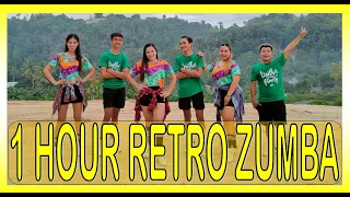 1 HOUR RETRO DANCE FITNESS | 70's 80's AND 90's MUSIC HITS | DANCE WORKOUT | ZUMBA