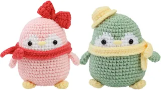 Penguin-1：How to crochet Penguin's body？