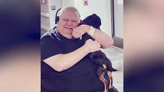 Community reunites Texas man with lost dog after he recovered from coma