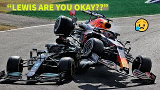 Lewis Hamilton Full TEAM RADIO After CRASH with Max Verstappen at the Italian GP 2021