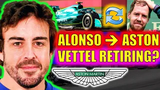 Alonso to REPLACE Vettel at Aston Martin for 2023?! Mercedes Reveal Miami Upgrades! 😱 F1 News