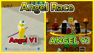 Angel/Sky Race V1 to V3 Complete Guide 2023 - Blox Fruits [Beginner's Guide]