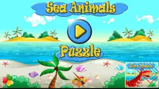 Морские животные головоломка. Marine animals puzzl