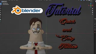 Blender Tutorial - Quick and Easy Tattoos