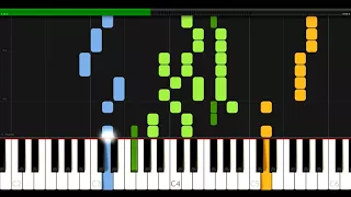 Organ Concerto in G major - BWV 592 - J.S. Bach - Synthesia HD 60 fps