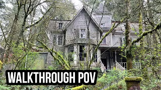 Haunted House at Enchanted Forest Walkthrough POV | Turner, Oregon | March 2024