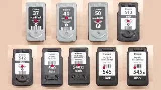 How To Refill A Black Canon Ink Cartridge  PG-540xl 540 PG-545 545xl 545 PG-560 PG-245 245xl 575