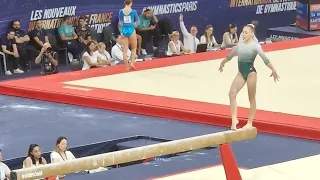 Kaylia Nemour 🇩🇿 - 13,300 - Beam - Qualifications - Pari World Cup 2023