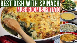 BEST WAY To Eat Spinach Mushroom & Potato Puré Casserole