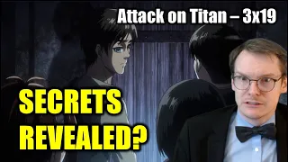 AFTER ALL THIS TIME... FINALLY... || GERMAN watches Attack on Titan 3x19 - BLIND REACT-ANALYSIS