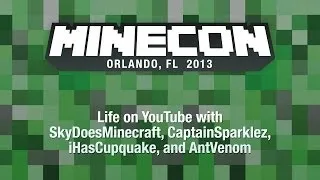 Life on YouTube MINECON 2013 Panel