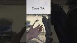 Heavy rifle vs Military Rifle gta online