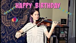 Happy Birthday // Easy Violin Tutorial