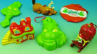 2000 Dr SEUSS HOW THE GRINCH STOLE CHRISTMAS set of 6 WENDY'S MOVIE COLLECTIBLES VIDEO REVIEW