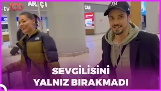 Sevgilisini Turnede Yalnız Bırakmadı