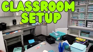 CLASSROOM SETUP DAY 1 - Brand New Room!