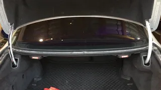 Mercedes Benz w211 регулировка крышки багажника зазоры adjustment rear trunk