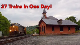 27 Train Afternoon Rush at Point of Rocks | 6-9-23