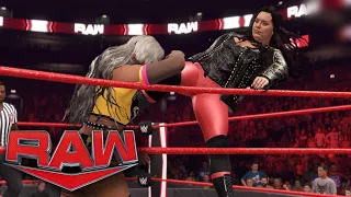 WWE 2K22 LIV MORGAN VS NIKKI CROSS| RAW
