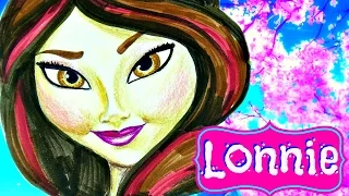 Disney DESCENDANTS WICKED WORLD LONNIE. Speed Drawing with Pencils and Markers