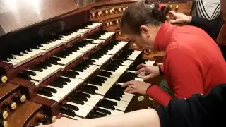 Saint-Sulpice organ. Sophie improvisation