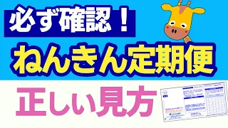 ねんきん定期便の正しい見方を解説